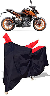 Amexride Two Wheeler Cover for KTM(200 Duke, Black)
