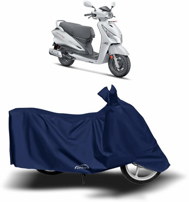 WMIZEXA Waterproof Two Wheeler Cover for Universal For Bike(Destini 125, Blue)