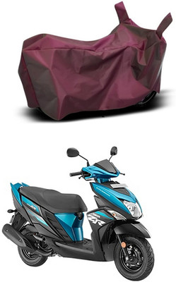 Mdstar Waterproof Two Wheeler Cover for Yamaha(Cygnus Ray ZR, Maroon)