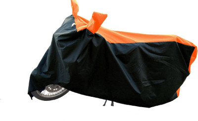 Mdstar Waterproof Two Wheeler Cover for Bajaj(Pulsar 135 BS6, Orange)