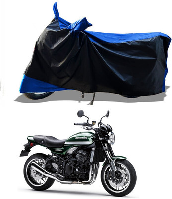 DeepShakshi AUTOMOTIVE Waterproof Two Wheeler Cover for Kawasaki(Z900 RS Cafe Racer BS6, Blue)