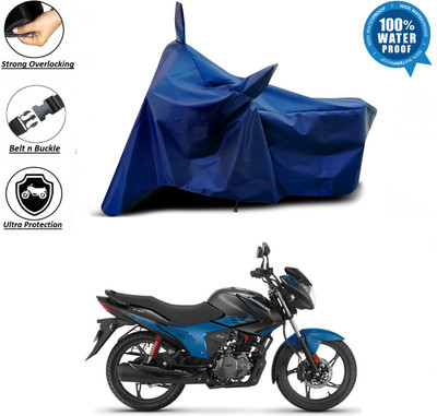 HWSXQAE Waterproof Two Wheeler Cover for Hero(Blue)
