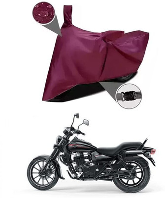 AASHTIK MART Two Wheeler Cover for Bajaj(Avenger 400 BS6, Maroon)