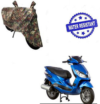 DeepShakshi AUTOMOTIVE Waterproof Two Wheeler Cover for Bajaj(Sunny, Multicolor)