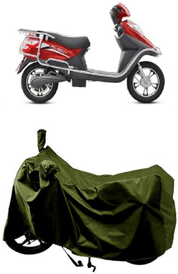 SUGASHRI Waterproof Two Wheeler Cover for Hero Electric(Electric Flash, Green)