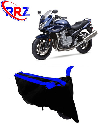 RRZ Waterproof Two Wheeler Cover for Suzuki(Bandit, Black, Blue)