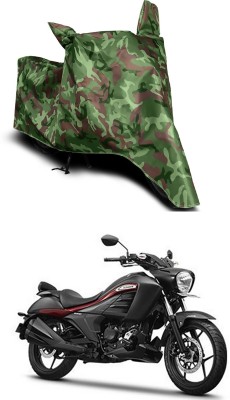 Mdstar Waterproof Two Wheeler Cover for Suzuki(Intruder, Multicolor)