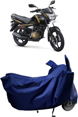 Amexride Two Wheeler Cover for TVS(Victor Premium BS6, Blue)