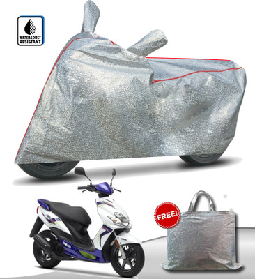 TEASN Waterproof Two Wheeler Cover for Yamaha(Jog R, Silver)