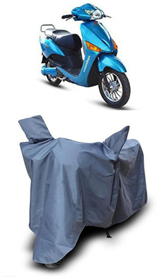 ZAQE Waterproof Two Wheeler Cover for Hero(Electric Optima DX, Grey)