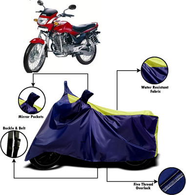 AUCTIMO Two Wheeler Cover for Hero(Ambition, Multicolor)