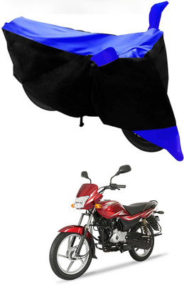 MMSSTAR Waterproof Two Wheeler Cover for Bajaj(Platina 100 BS6, Blue, Black)