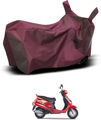 PAGORA Waterproof Two Wheeler Cover for Mahindra(Duro, Maroon)