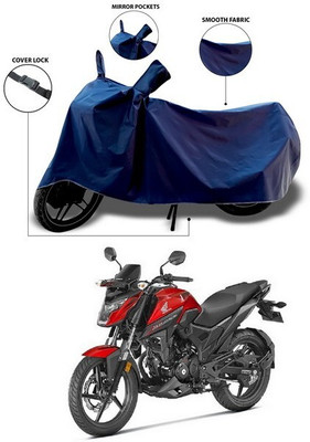 DeepShakshi AUTOMOTIVE Two Wheeler Cover for Honda(X-Blade, Blue)