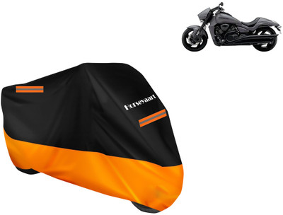 Horseyaart Waterproof Two Wheeler Cover for Suzuki(Intruder, Orange)