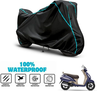 ANTHUB Waterproof Two Wheeler Cover for TVS(Jupiter classic, Black)