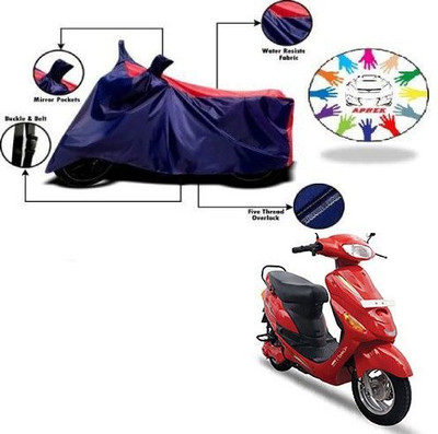 DeepShakshi AUTOMOTIVE Waterproof Two Wheeler Cover for Hero(E Sprint, Blue, Red)