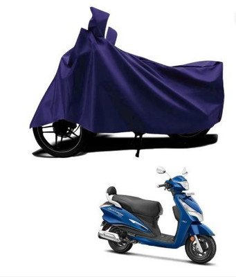 JVBRANGI Waterproof Two Wheeler Cover for Hero(Destini 125, Blue)