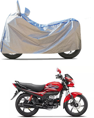 CODOKI Waterproof Two Wheeler Cover for Hero(Passion Plus, Silver)