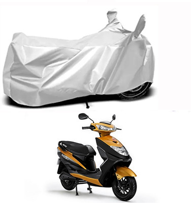 Aoriyon Two Wheeler Cover for Ampere(REO BS6, Silver)