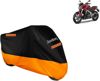 Juvdoxj Waterproof Two Wheeler Cover for Bajaj(Pulsar 250, Orange)