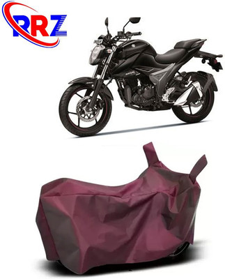 RRZ Waterproof Two Wheeler Cover for Suzuki(Gixxer, Maroon)