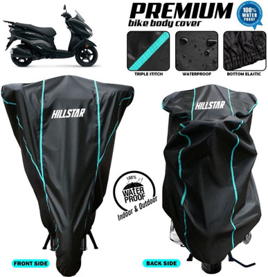 AutoGalaxy Waterproof Two Wheeler Cover for Suzuki(Burgman Street, Black)
