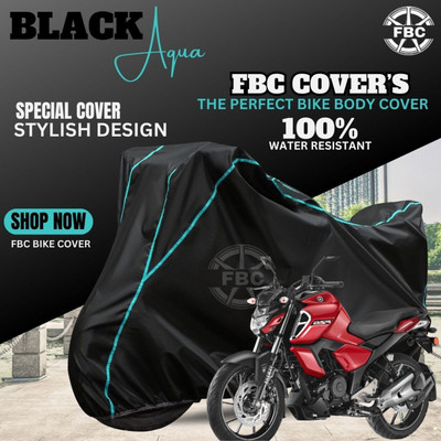AutoGalaxy Waterproof Two Wheeler Cover for Yamaha(FZ, Black)