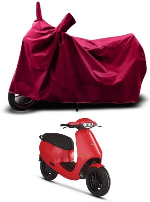 KEDIT Two Wheeler Cover for Ola(Maroon)