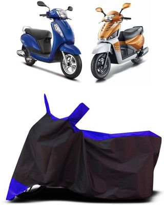 VESMEI Two Wheeler Cover for Mahindra(Gusto BS6, Blue)