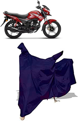 Amexride Two Wheeler Cover for Honda(CB Shine SP, Blue)