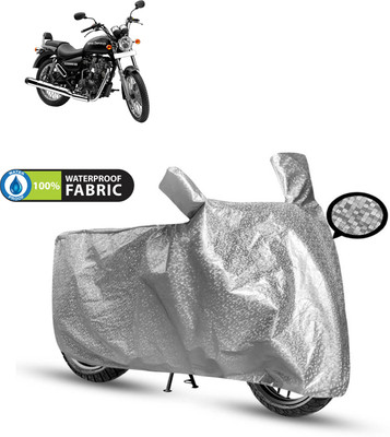 CODOKI Waterproof Two Wheeler Cover for Royal Enfield(Thunderbird 500, Silver)