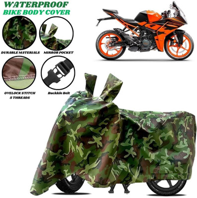 SRP PRODUCT Waterproof Two Wheeler Cover for KTM(RC 390, Green)