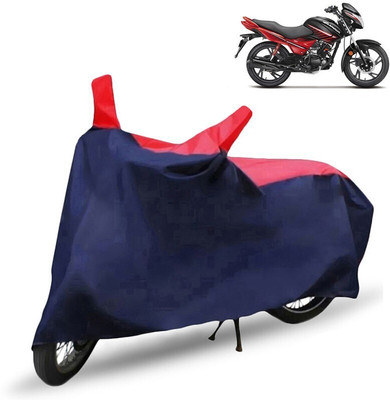 Mdstar Waterproof Two Wheeler Cover for Hero(Glamour, Red, Blue)