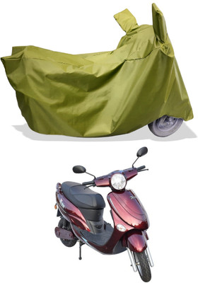 Amexride Two Wheeler Cover for Avon(E Star BS6, Maroon)