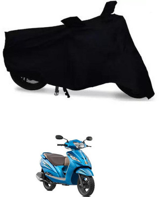THE REAL ARV Waterproof Two Wheeler Cover for TVS(Wego, Black)