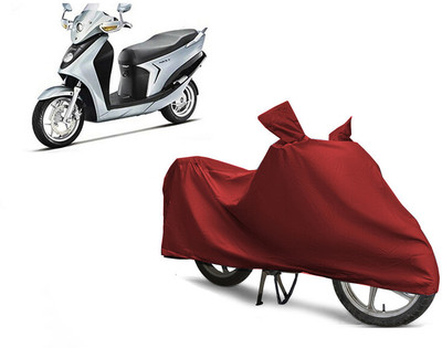 EGAL Waterproof Two Wheeler Cover for Hero(Leap Hybrid SES, Maroon)