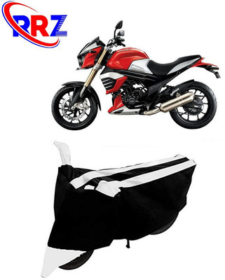 RRZ Waterproof Two Wheeler Cover for Mahindra(MOJO XT 300, Black, White)