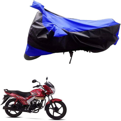 MMSSTAR Waterproof Two Wheeler Cover for Mahindra(Centuro, Black, Blue)