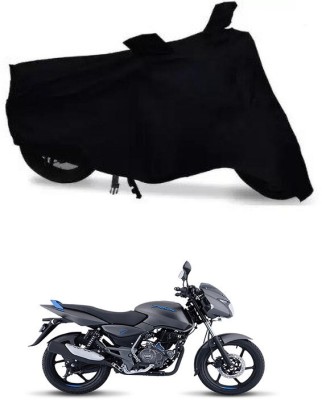 AJSTAR Waterproof Two Wheeler Cover for Bajaj(Pulsar 125, Black)