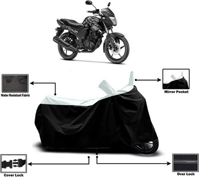 Amexride Two Wheeler Cover for Yamaha(SZ RR V2.0, White)