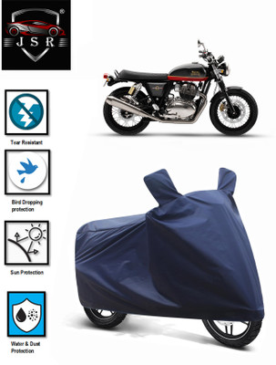 J S R Waterproof Two Wheeler Cover for Royal Enfield(Interceptor 650, Blue)