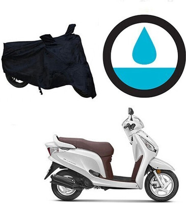 DeepShakshi AUTOMOTIVE Waterproof Two Wheeler Cover for Honda(Aviator, Black)
