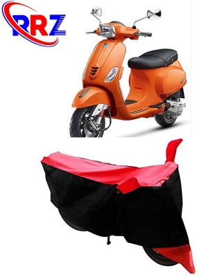 RRZ Waterproof Two Wheeler Cover for Vespa(Vespa SXL 125, Black, Red)