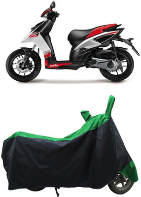 Coxtor Waterproof Two Wheeler Cover for Aprilia(SR 150, Green)