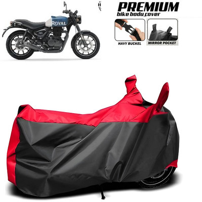 smwzxyu Waterproof Two Wheeler Cover for Royal Enfield(Red)