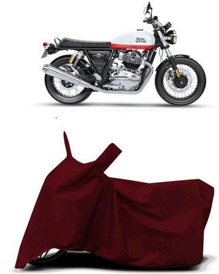 VESMEI Two Wheeler Cover for Royal Enfield(Interceptor 650, Red)