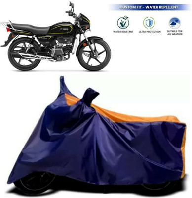 MWBB Waterproof Two Wheeler Cover for Hero(Splendor, Blue)