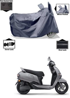CODOKI Waterproof Two Wheeler Cover for TVS(iQube Electric, Grey)