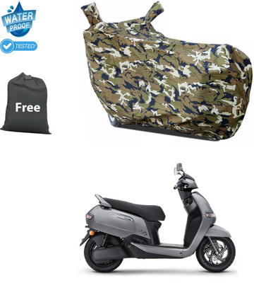 CODOKI Waterproof Two Wheeler Cover for TVS(iQube Electric, Yellow)